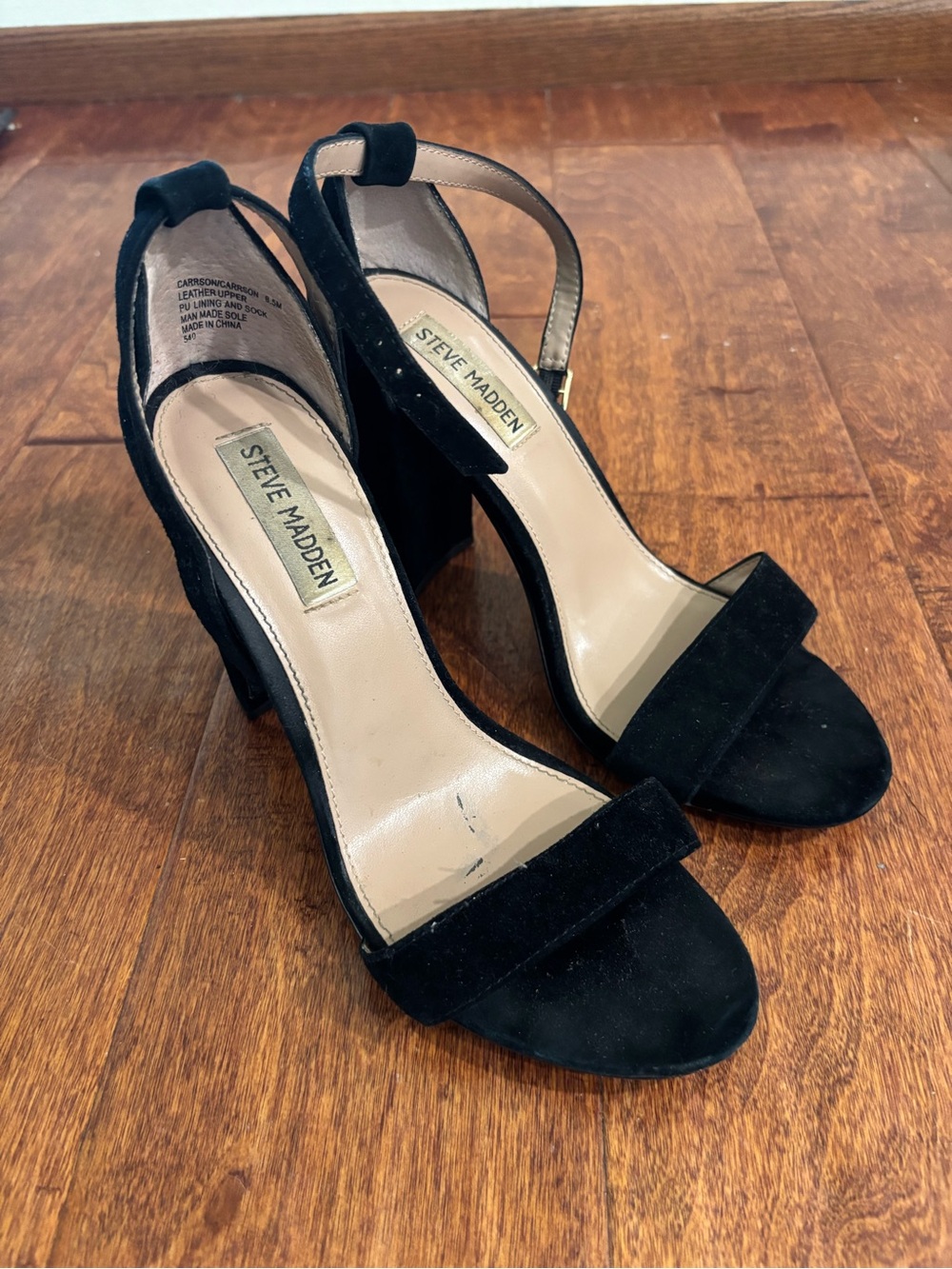 Steve Madden Carrson Ankle Strap Heels - Size 8.5